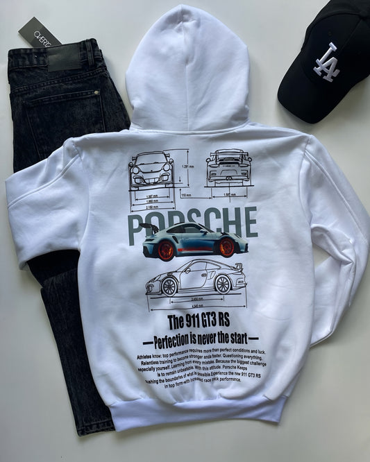 Hoodie Porsche 911 GTS RS (BLANCO)