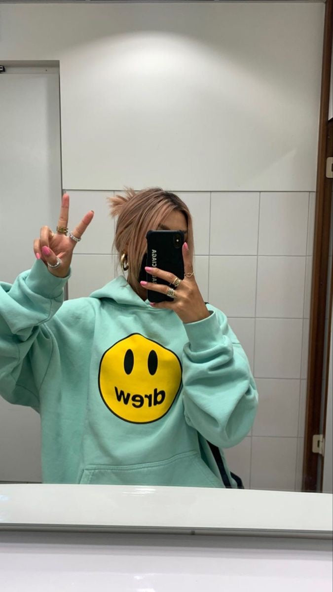 Hoodie verde menta drew