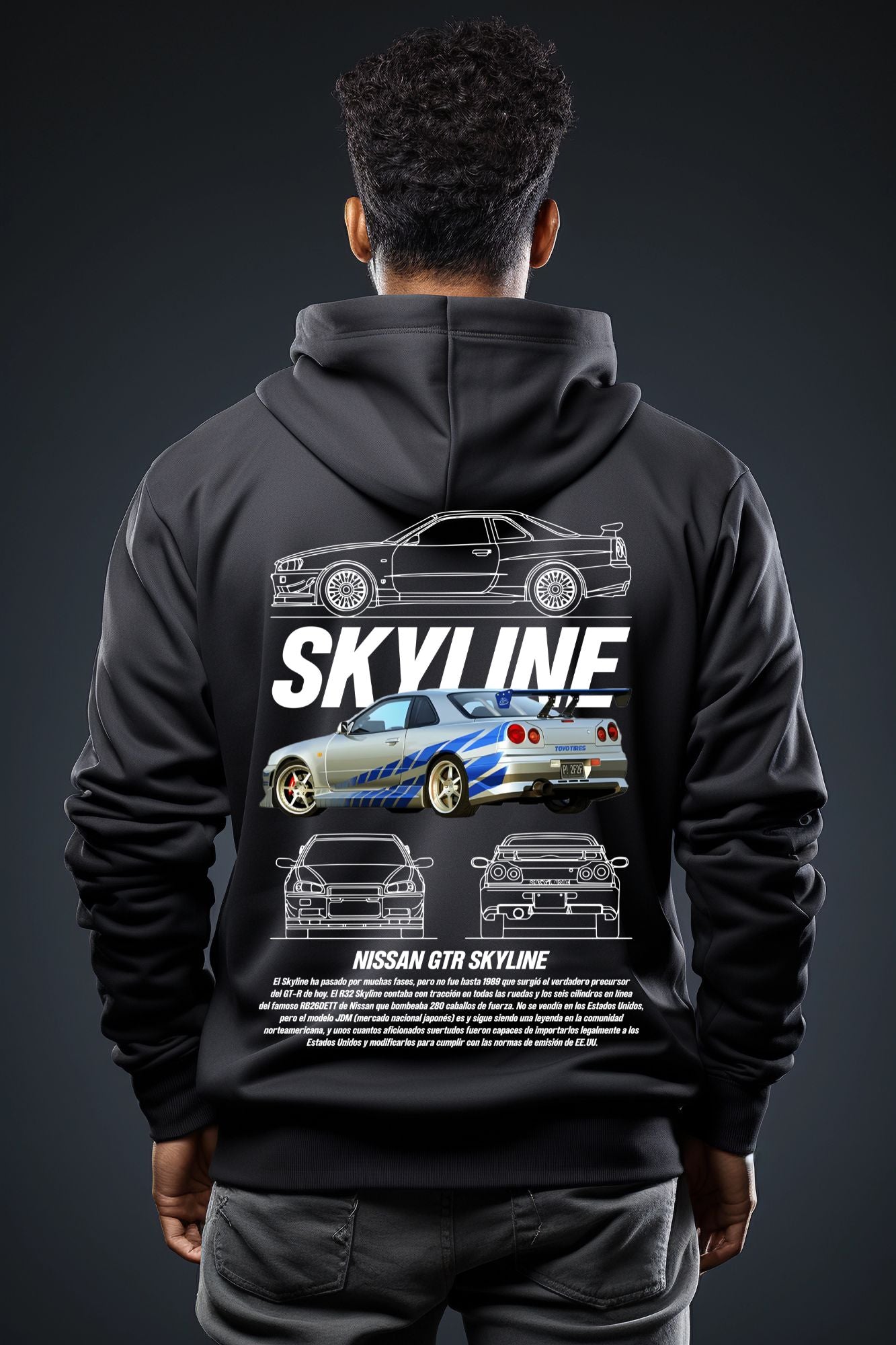 🏁 Hoodie Urban "Porsche 911 GT3 RS" – Edición Negra Premium 🏁