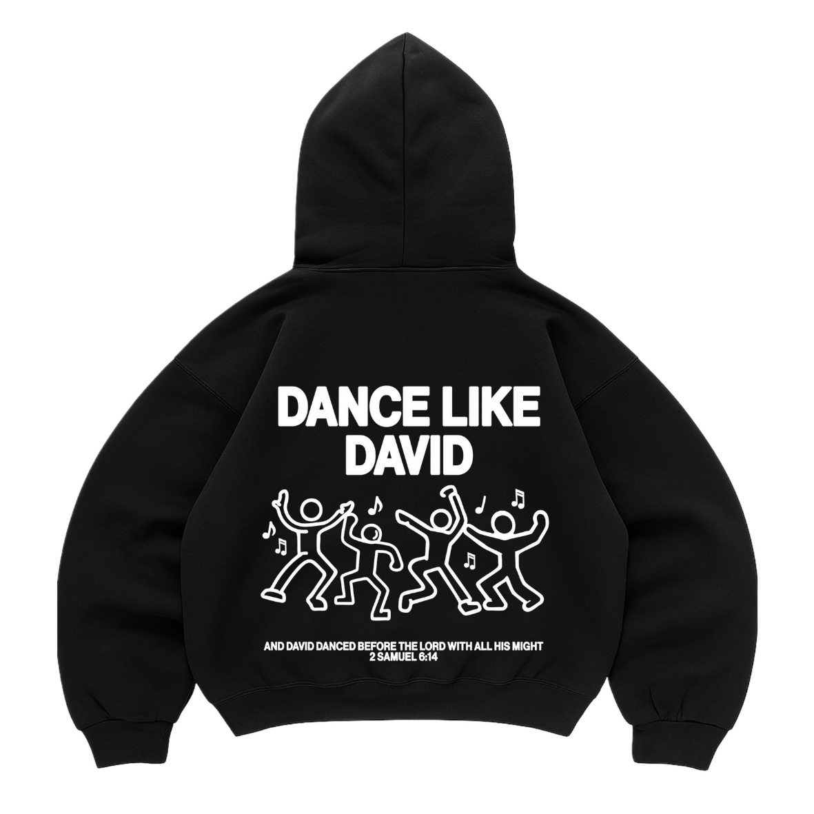 Hoodie mangas globo dance like david