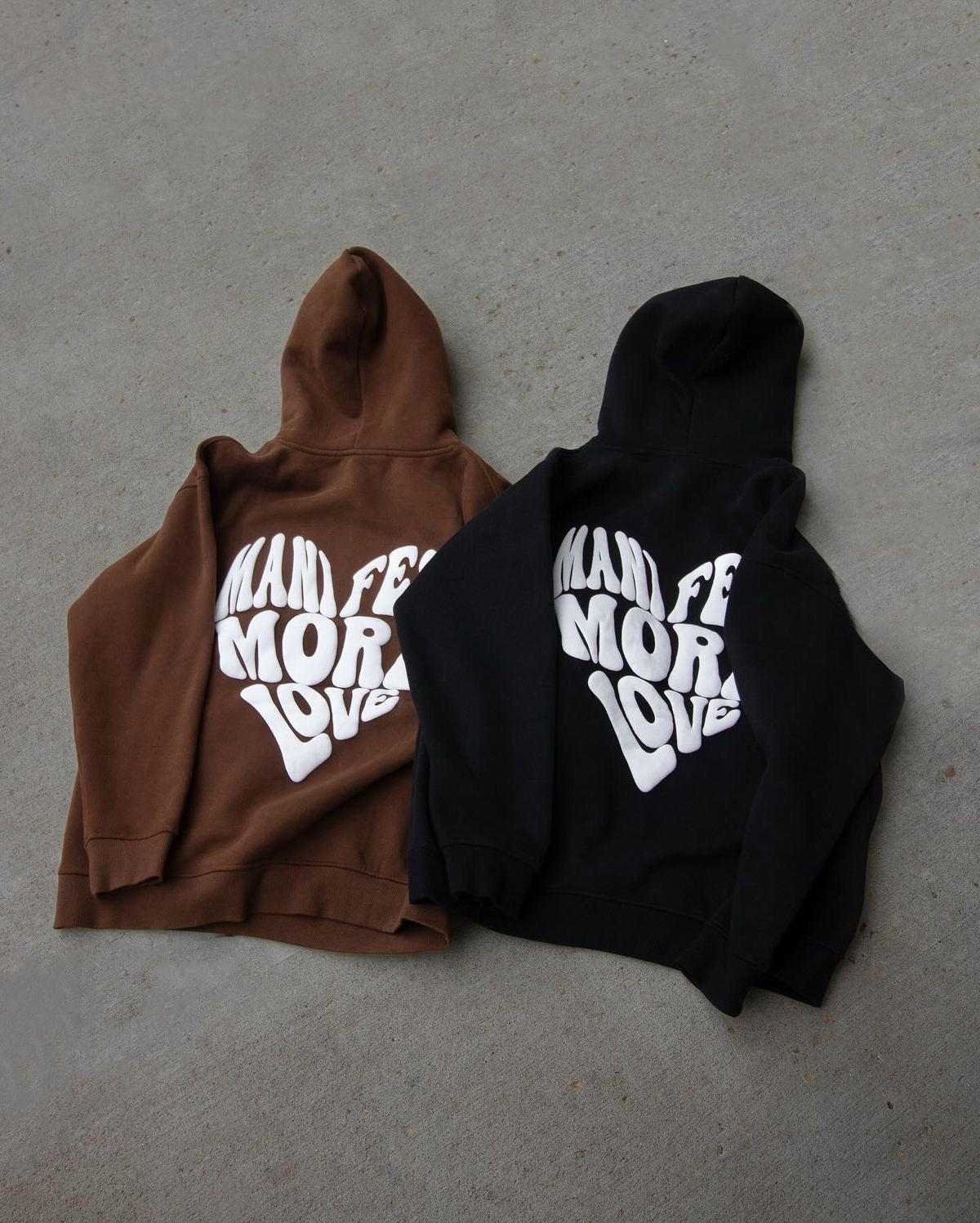 Hoodie love modelo recto