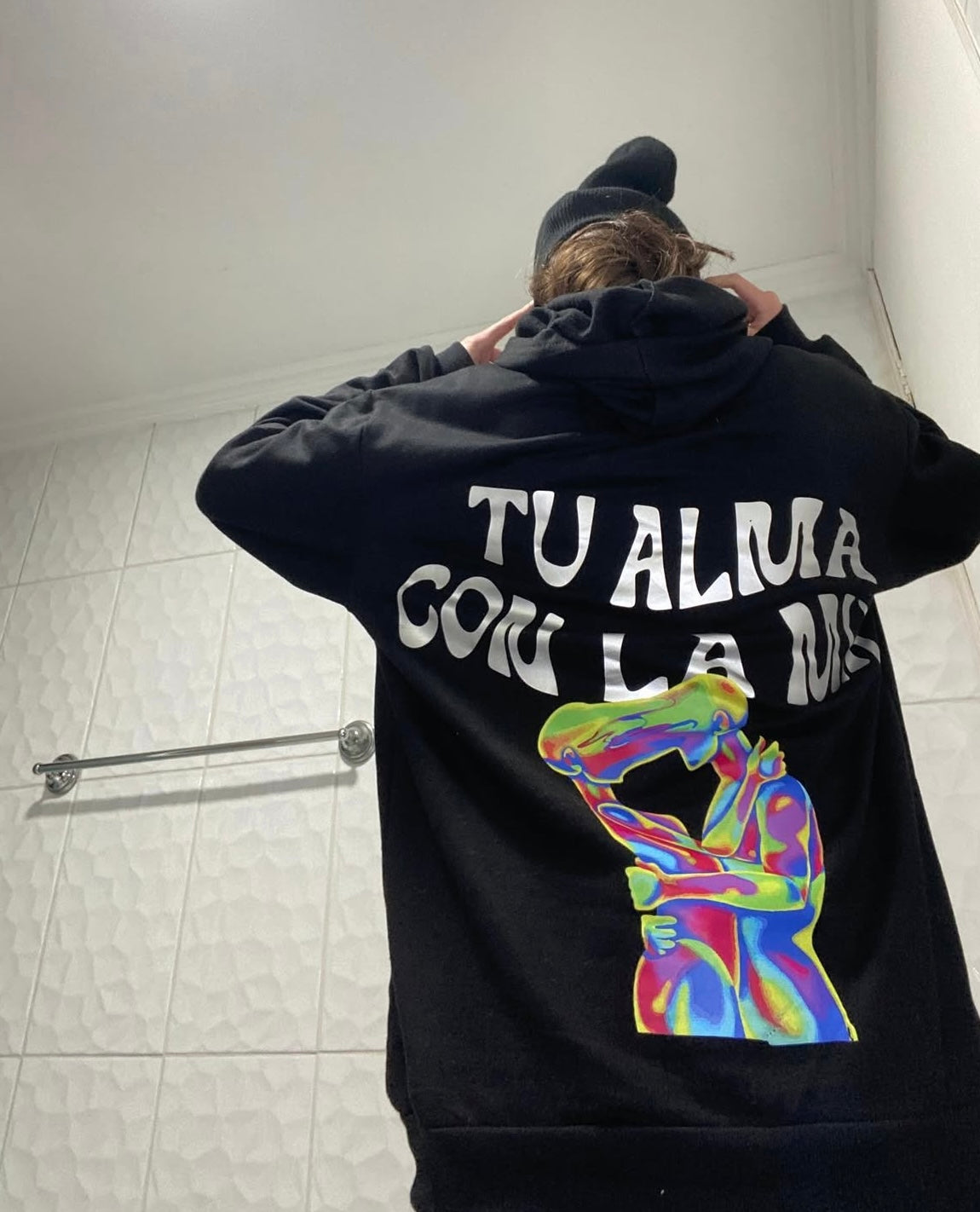 Hoodie tu alma con la mía