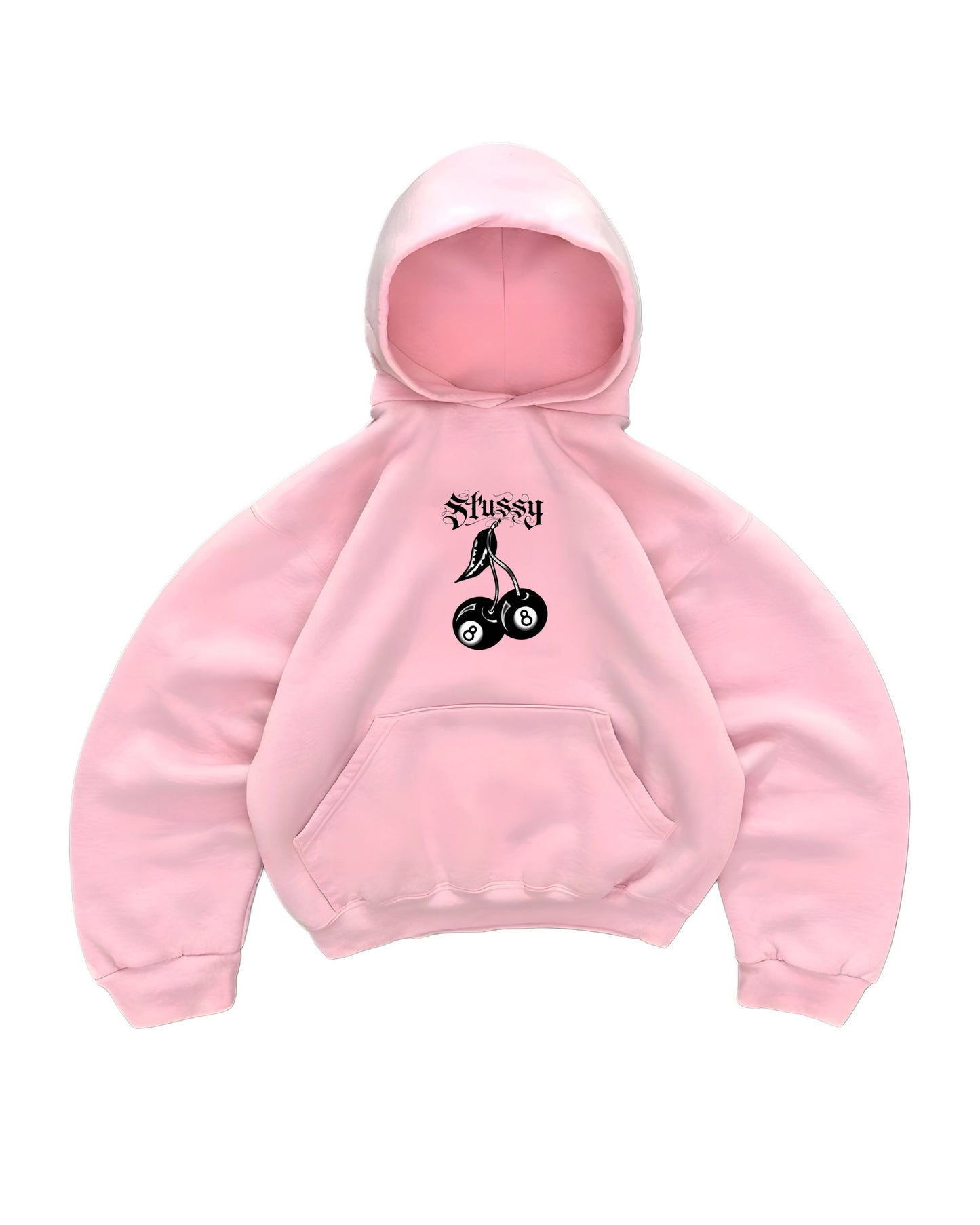 Hoodie mangas globo stussy clasico