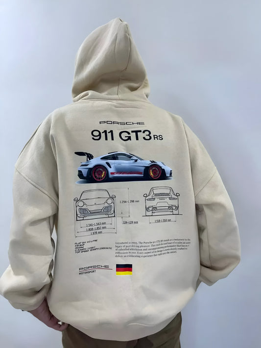 Hoodie Porsche GT3 RS (BEIGE)