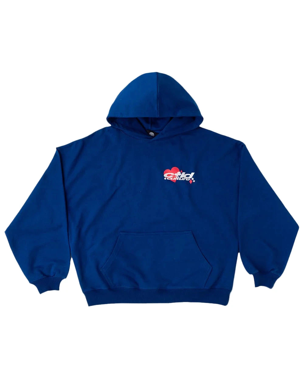 Hoodie azul rey cold culture corazon