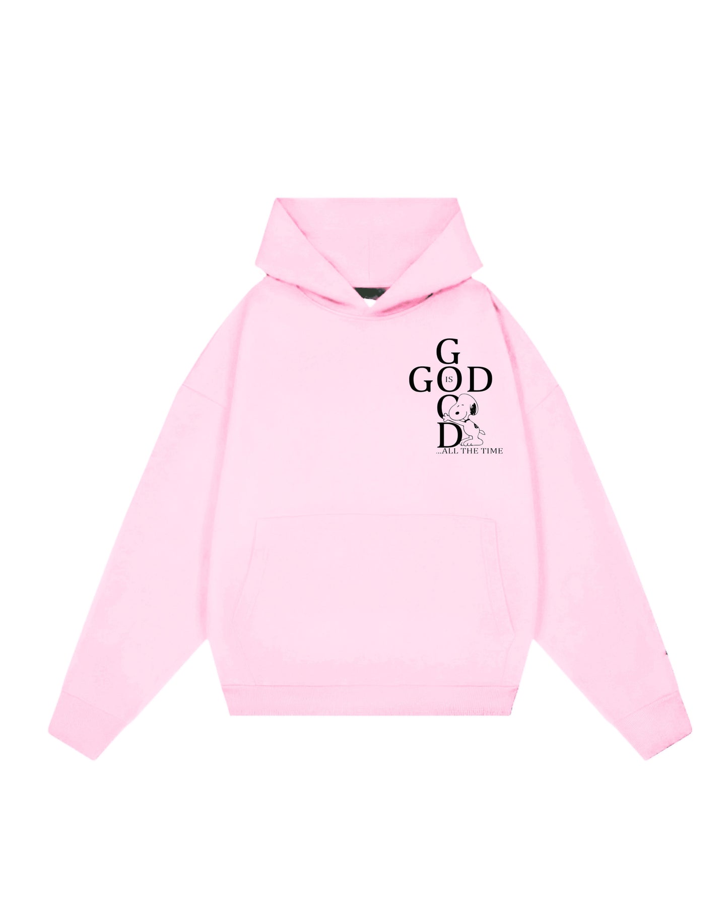 Hoodie rosa snoopy Jesús