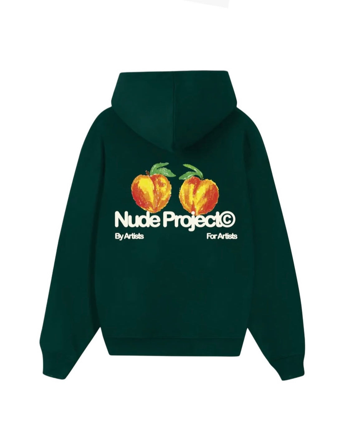 Hoodie verde nude project durazno
