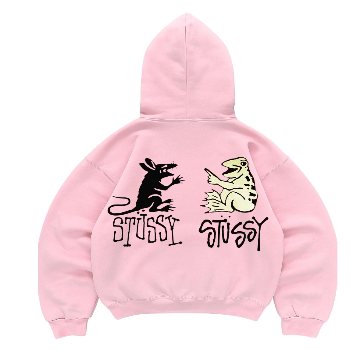 Hoodie mangas globo stussy