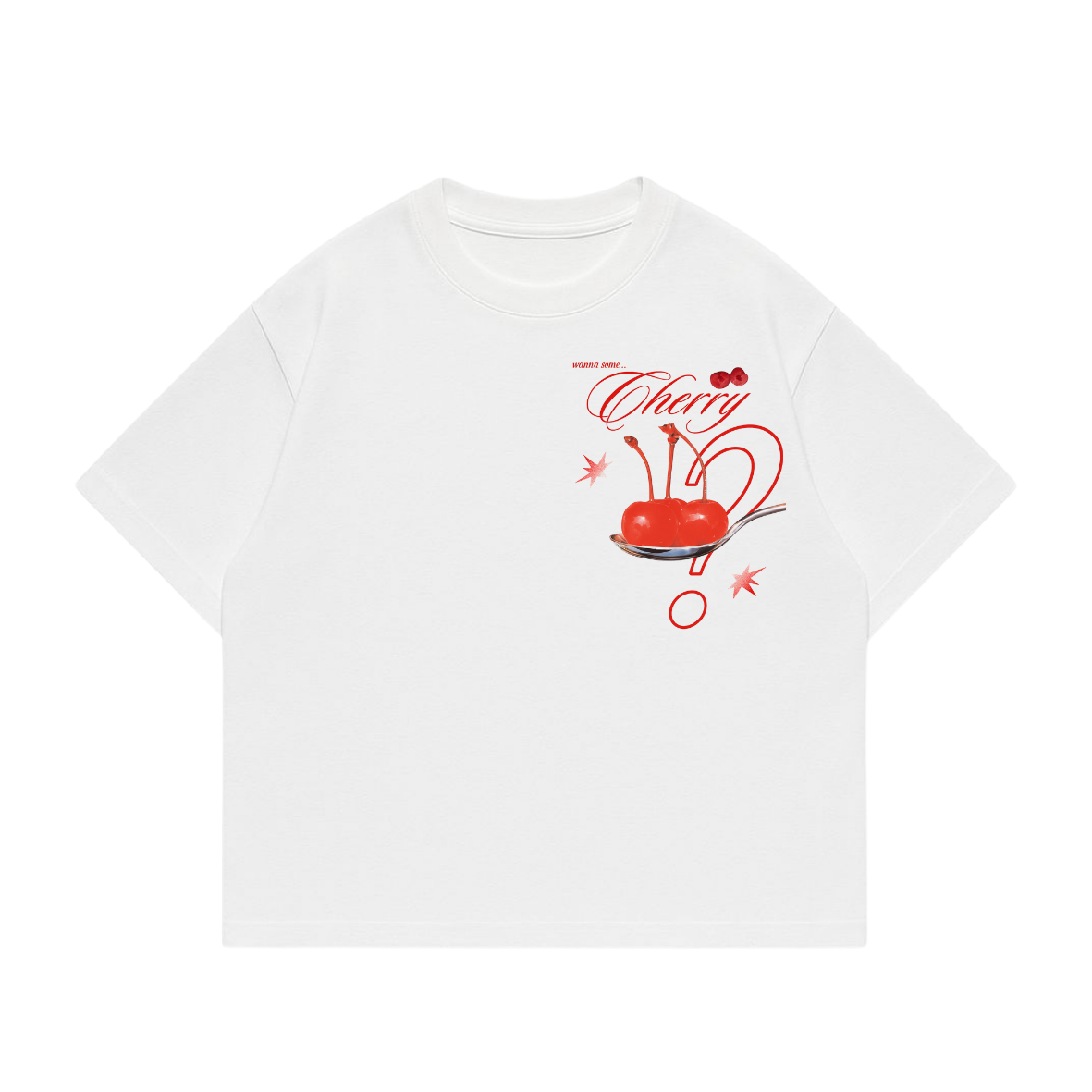 Polera boxi fit cherry
