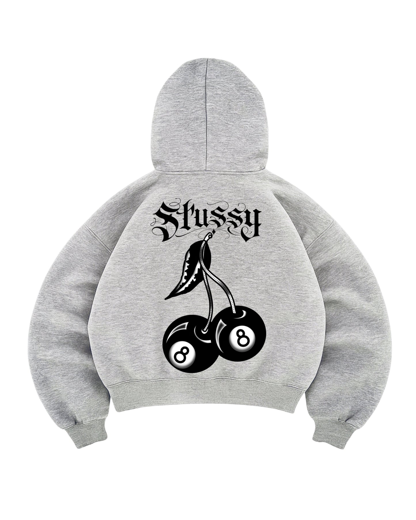 Hoodie mangas globo stussy clasico