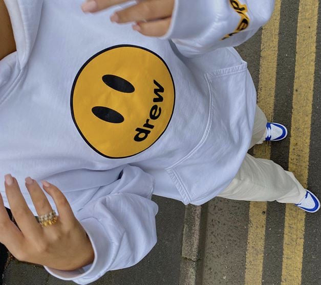 Hoodie blanco drew