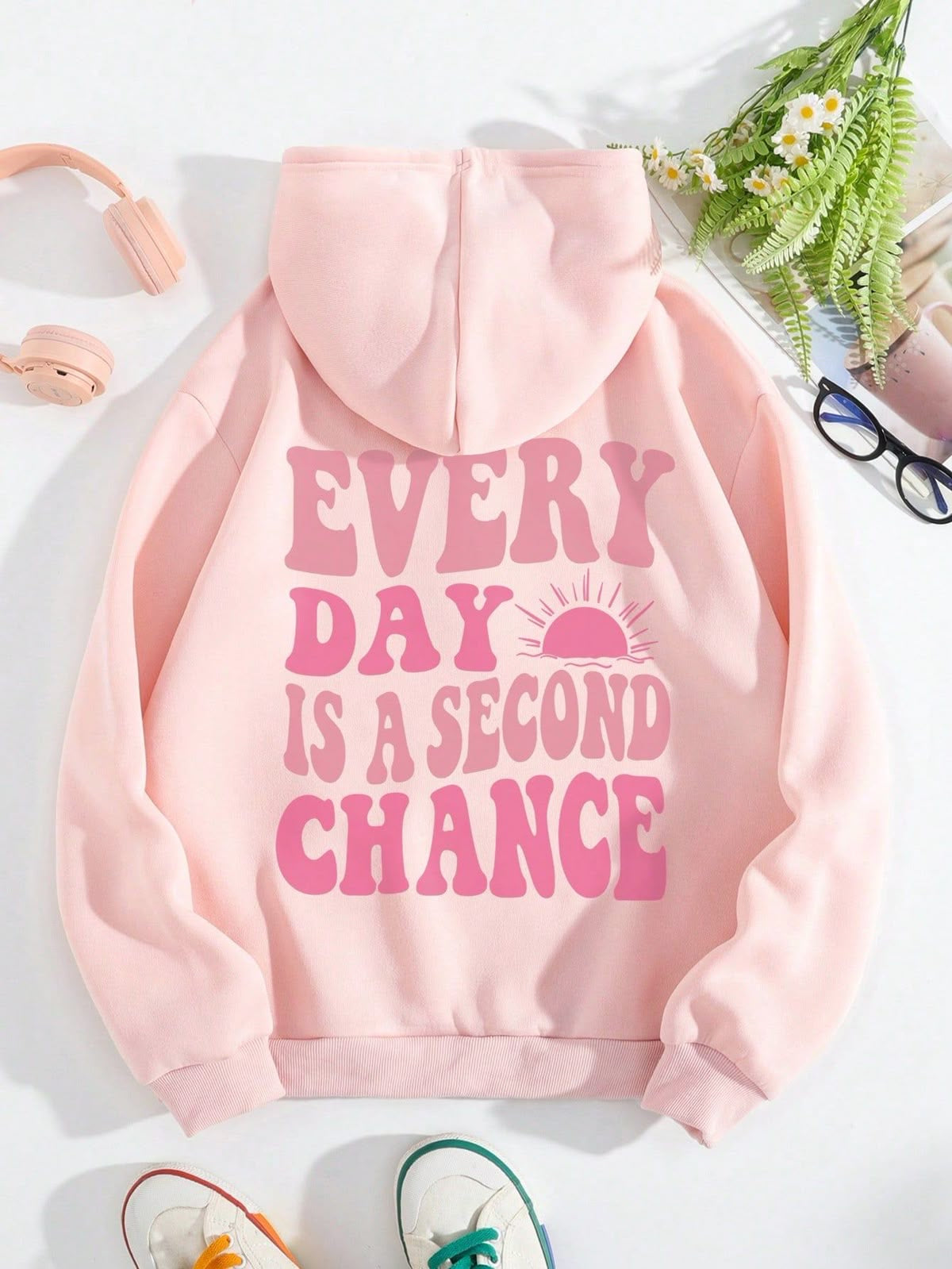 Hoodie rosa every day