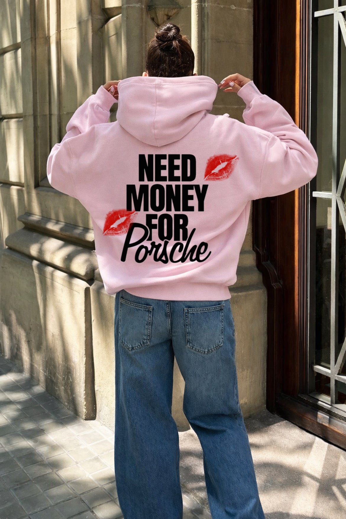 Hoodie porshe kiss modelo recto
