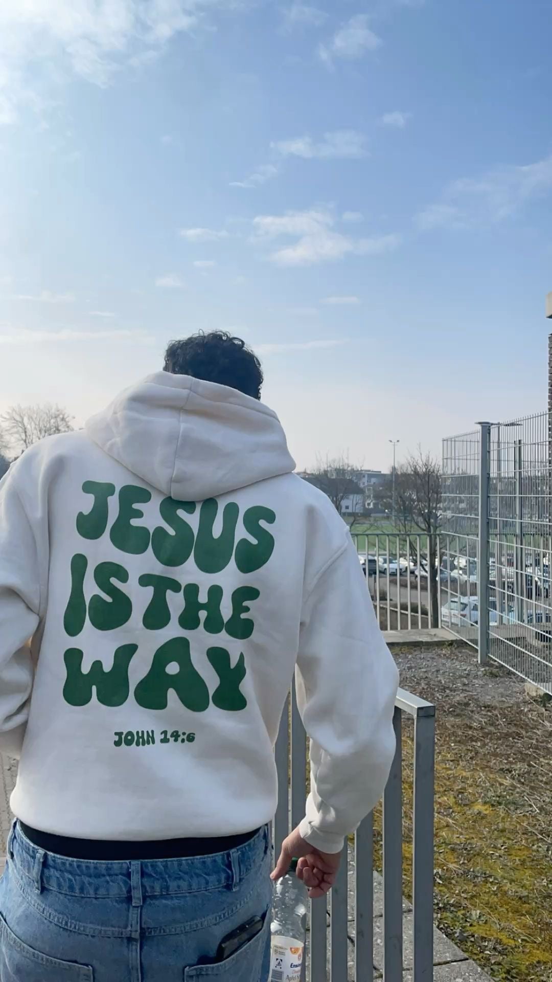 Hoodie God modelo recto
