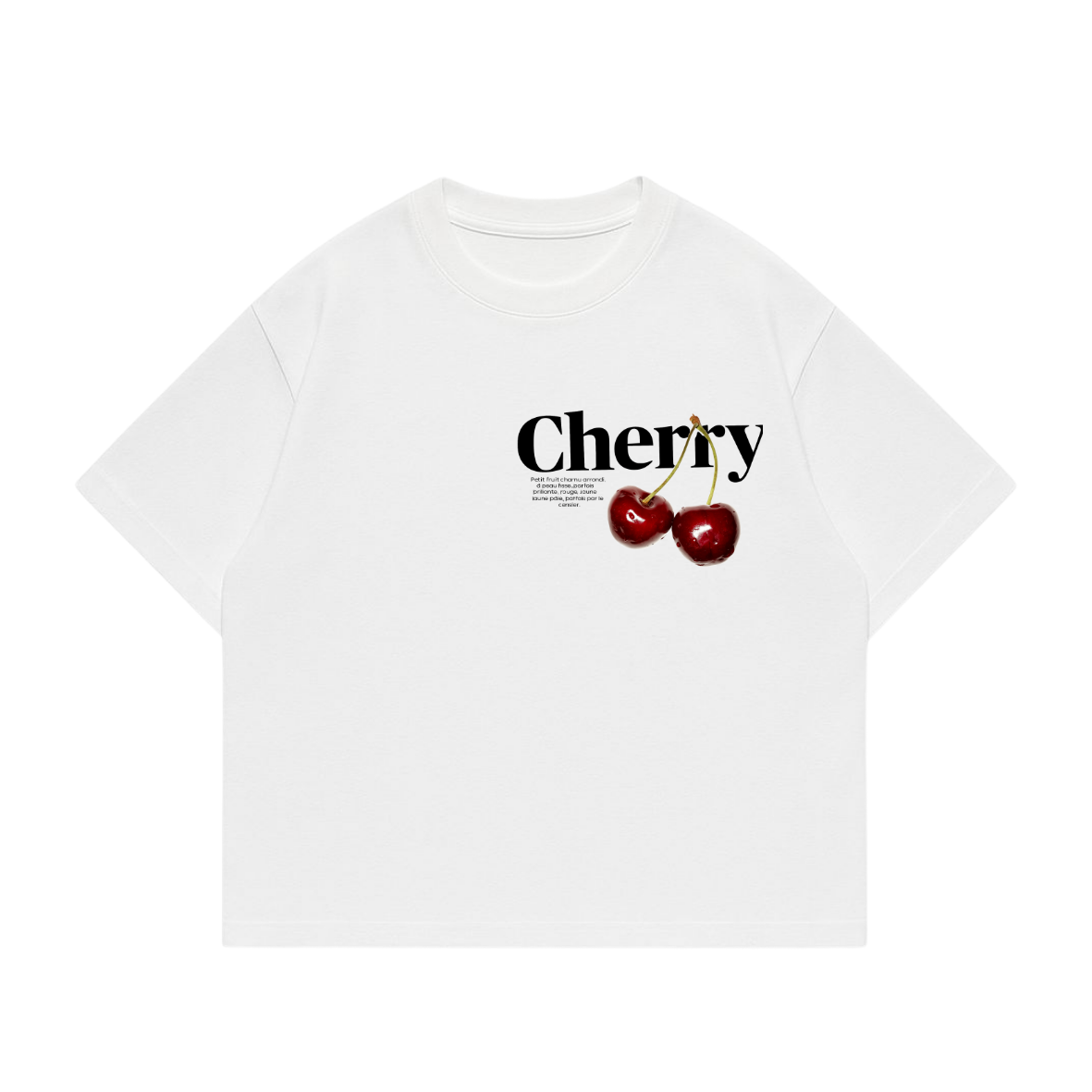 Polera boxi fit cherry