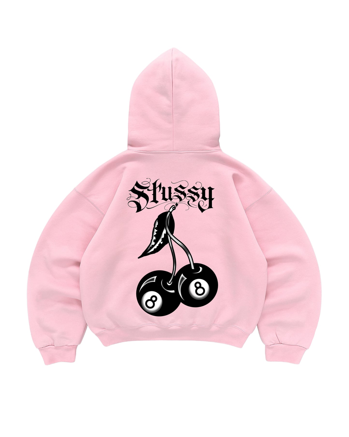 Hoodie mangas globo stussy clasico