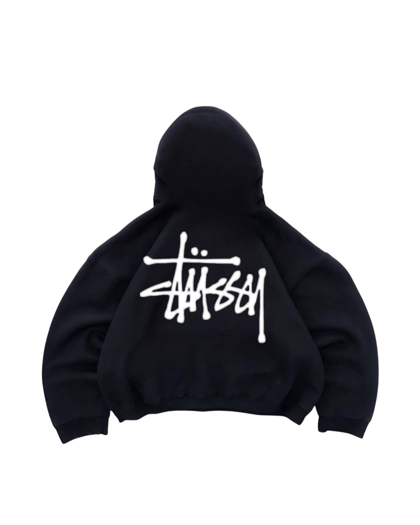 Hoodie mangas globo stussy clasico