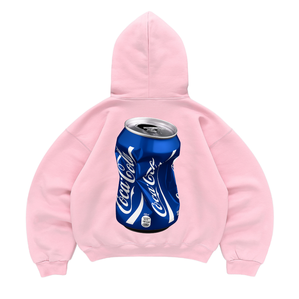 Hoodie mangas globo Coca Cola