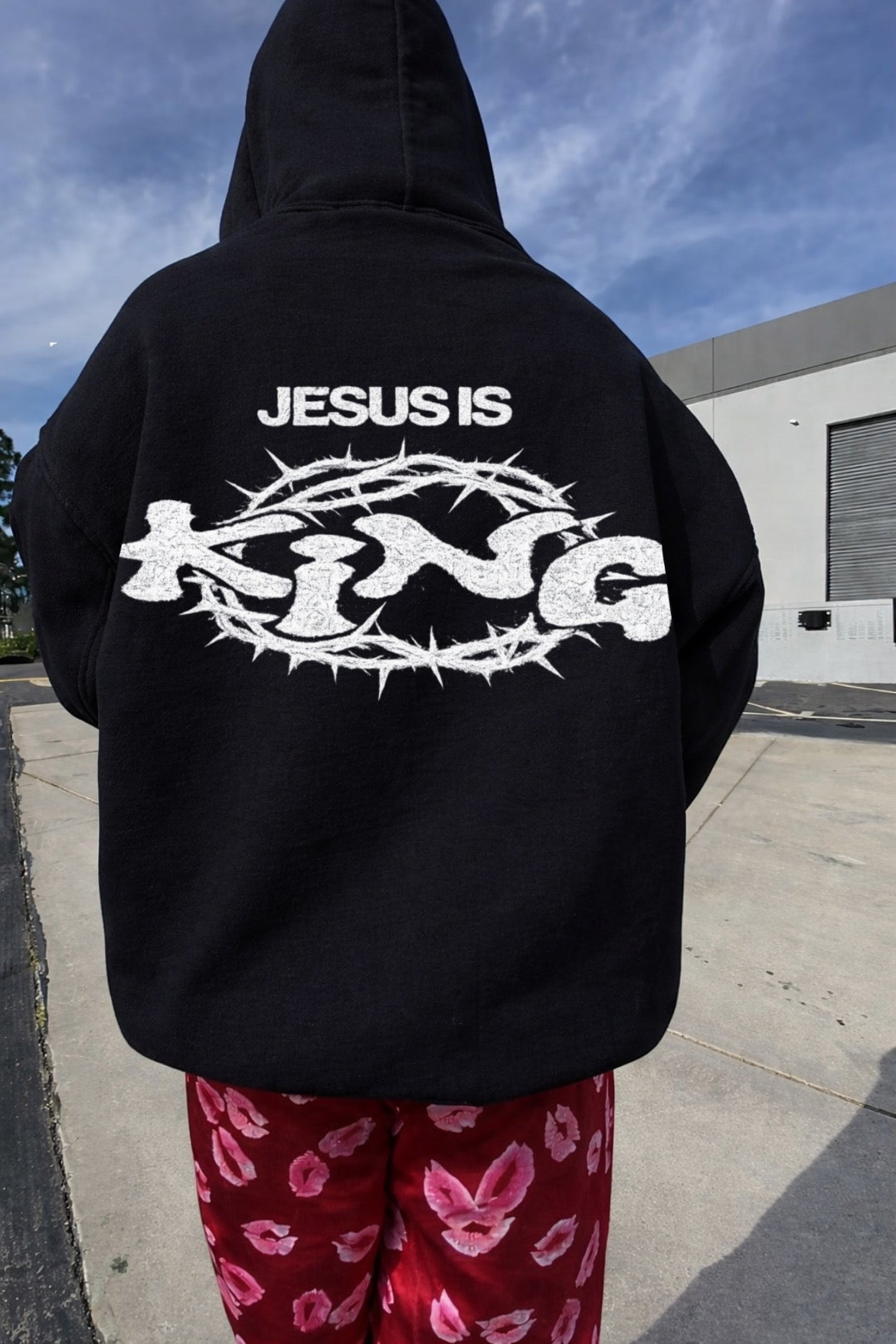 Hoodie god modelo manga globo