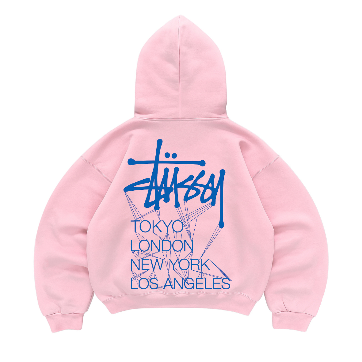 Hoodie mangas globo stussy