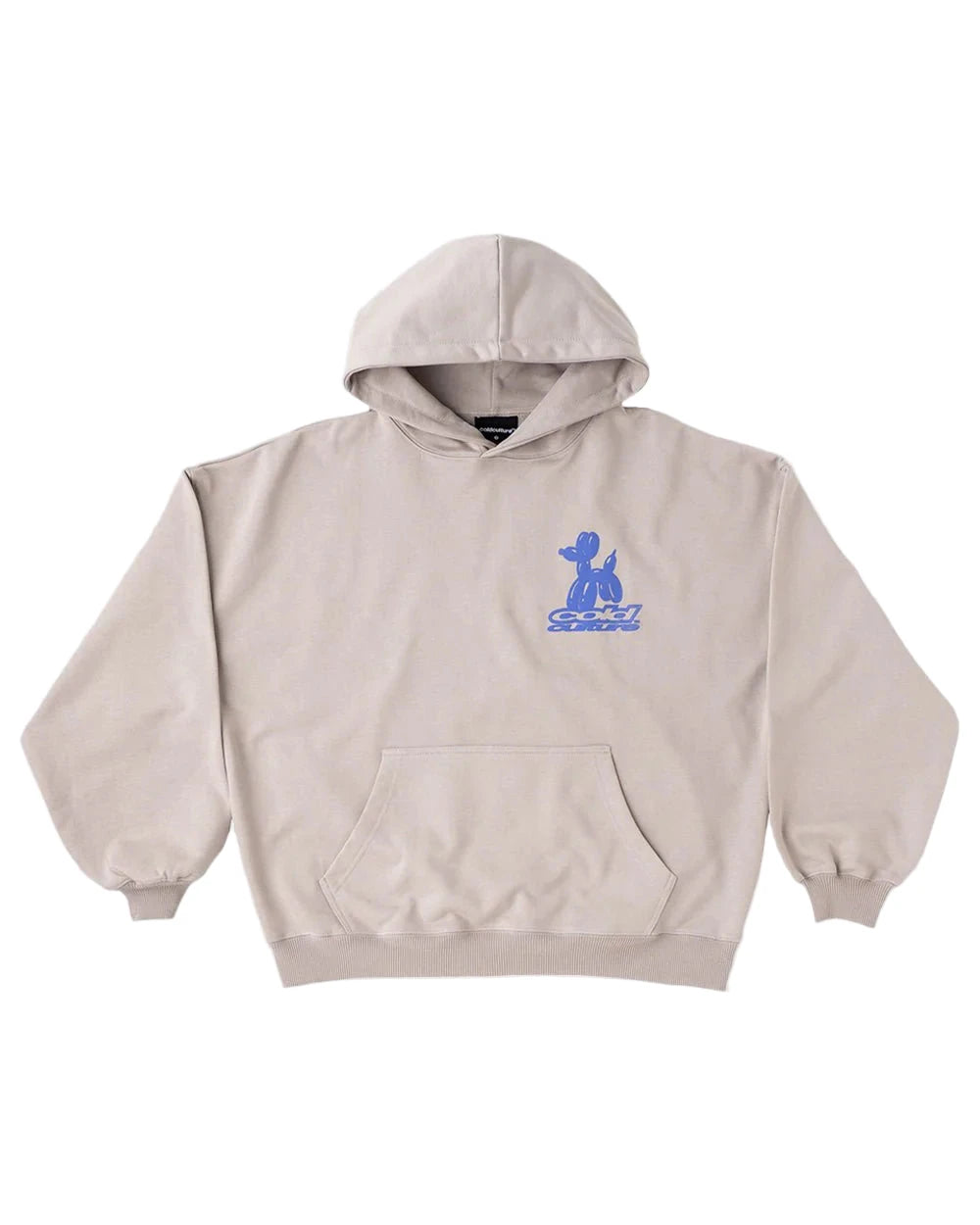 Hoodie beige cold culture Dog