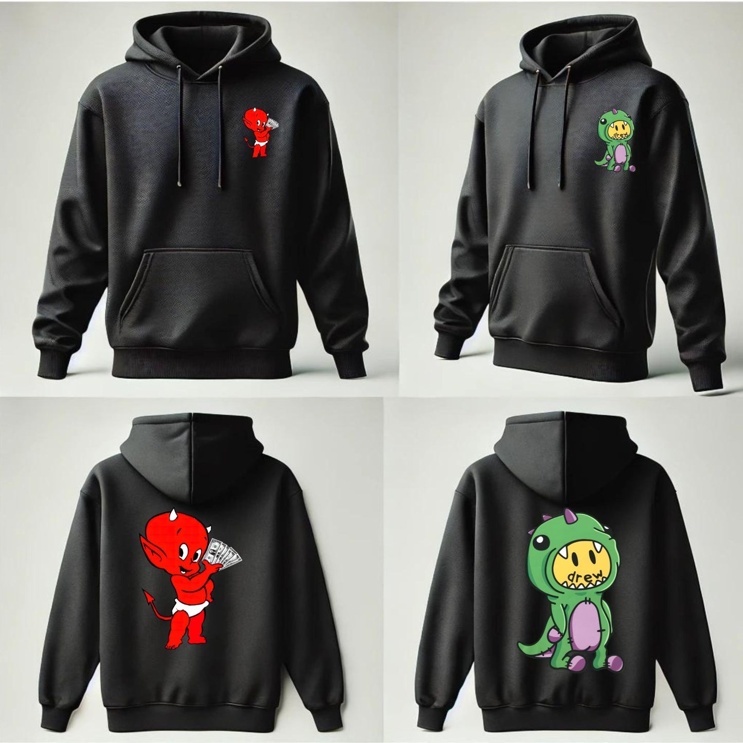 Hoodie urbano parejas #014
