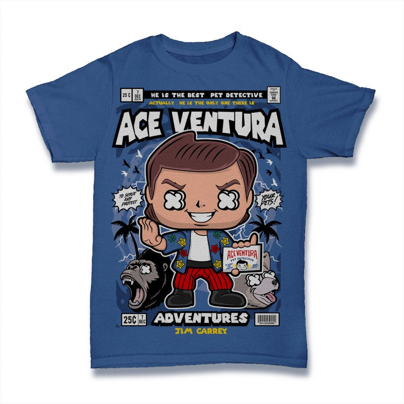 Polera ace ventura pop culture #0019