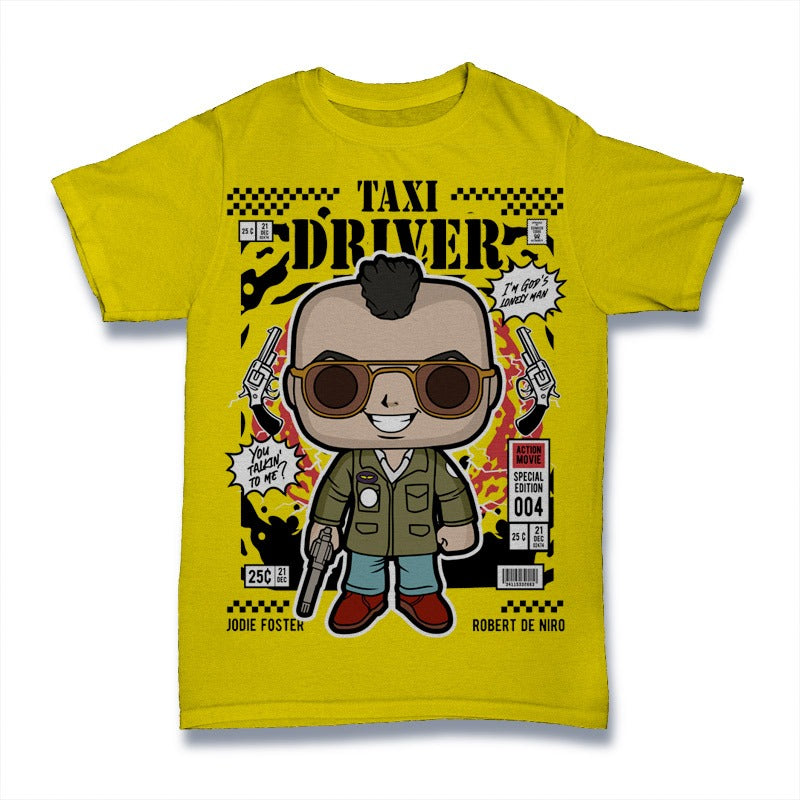 Polera taxi driver pop culture 0017