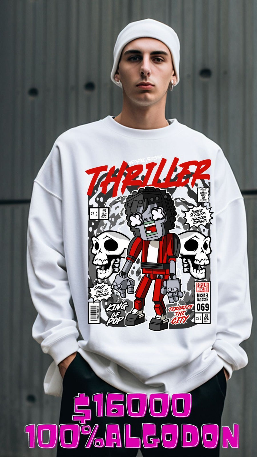 Poleron polo THRILLER #0039