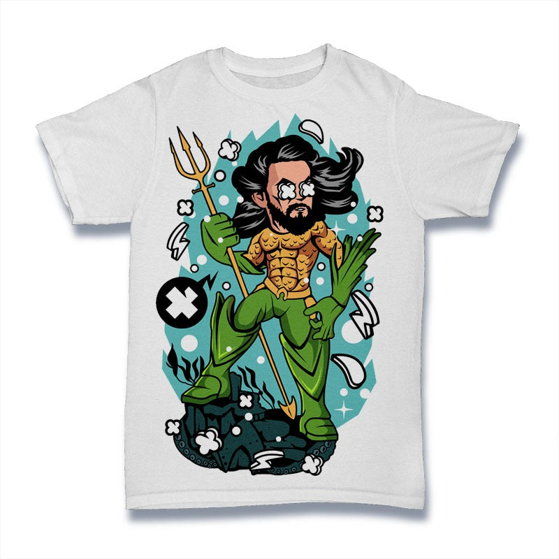 Polera cartoon culture Aquaman #007