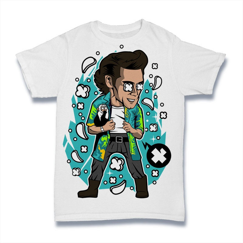Polera cartoon culture ace venture #001