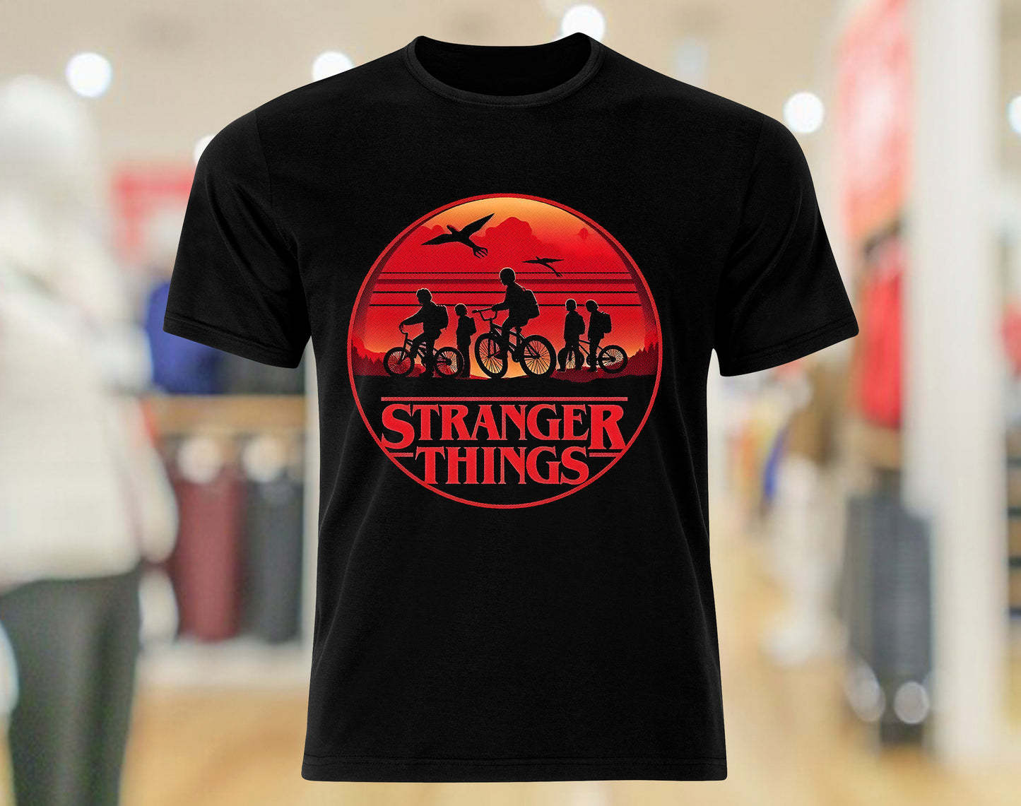 Poleras Stranger Things 100% ALGODON CODIGO 007