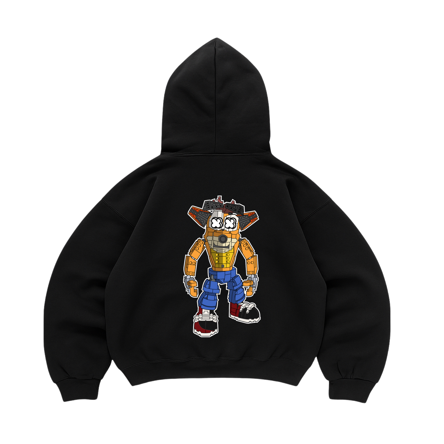 Hoodie Crash Bandicot Lego