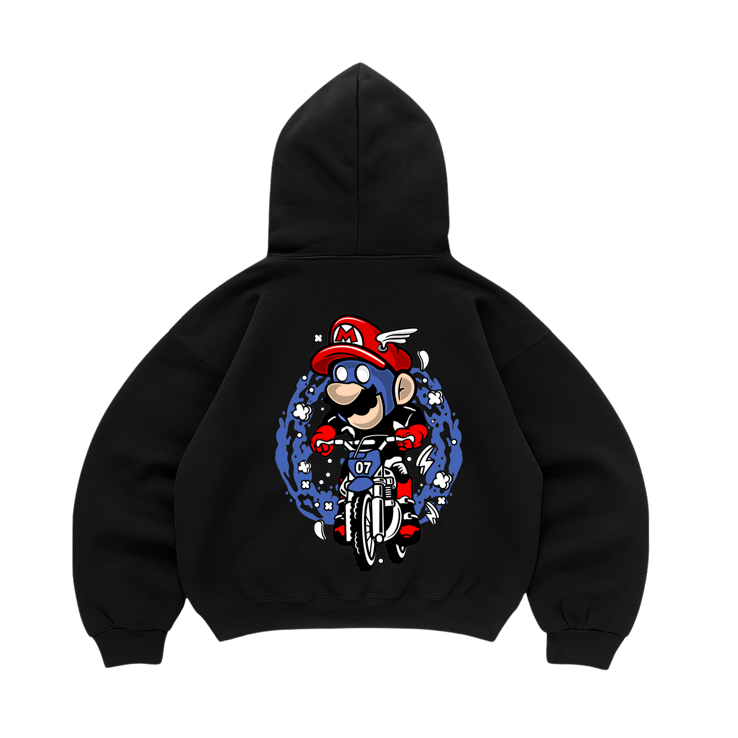Hoodie Mario Biker