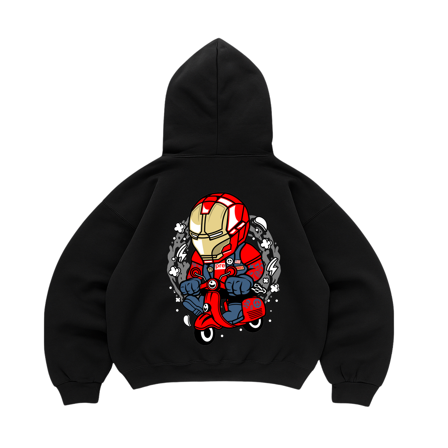 Hoodie Iron Man Scooter