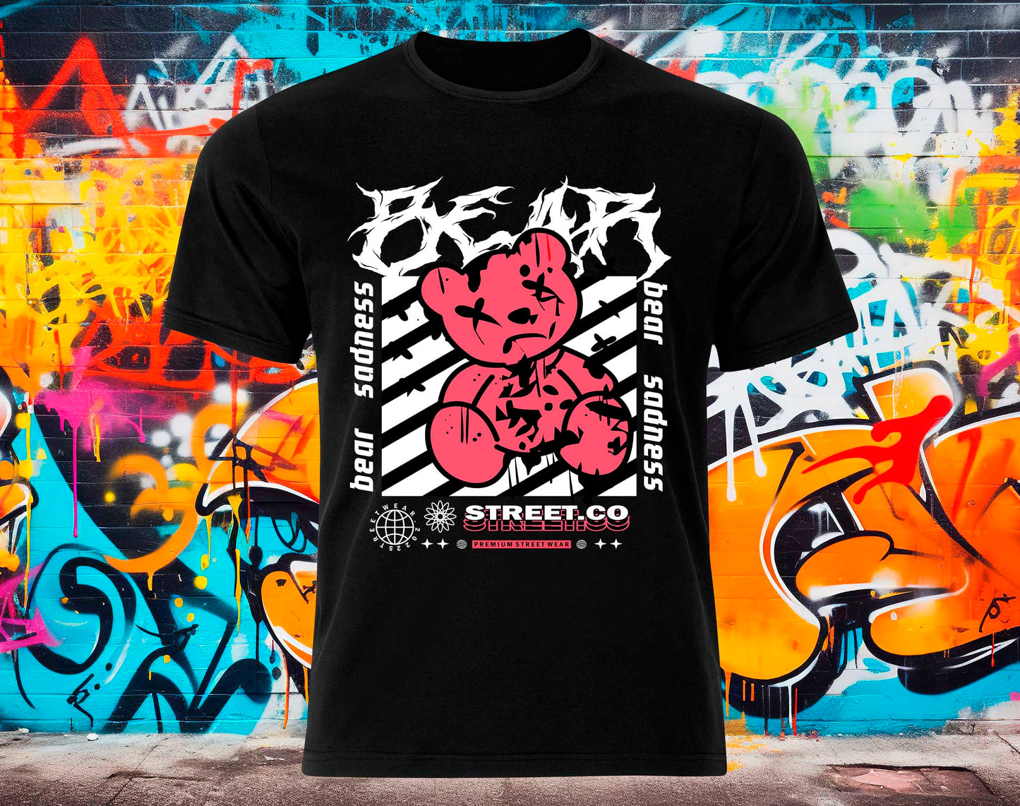 Polera urbana oso 040