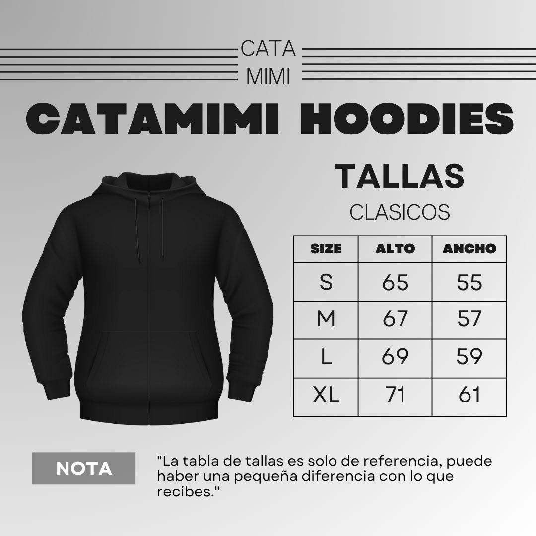 Hoodie araña grande negro