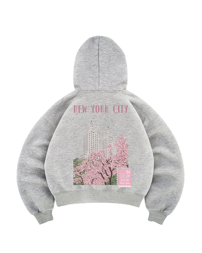 Hoodie  manga globo New York city