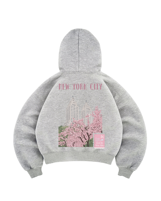 Hoodie  manga globo New York city