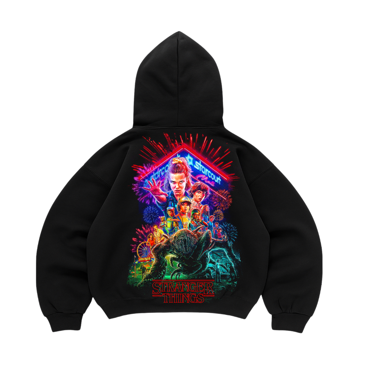 Hoodie manga globo stranger things