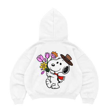 Hoodie mangas globo snoppy