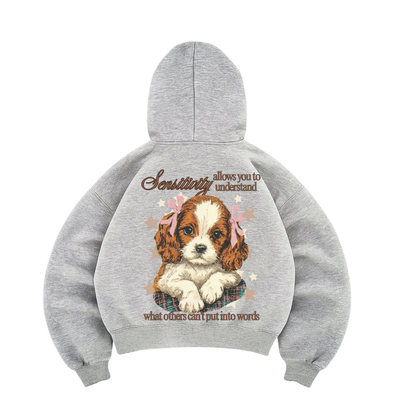 Hoodie modelo manga globo