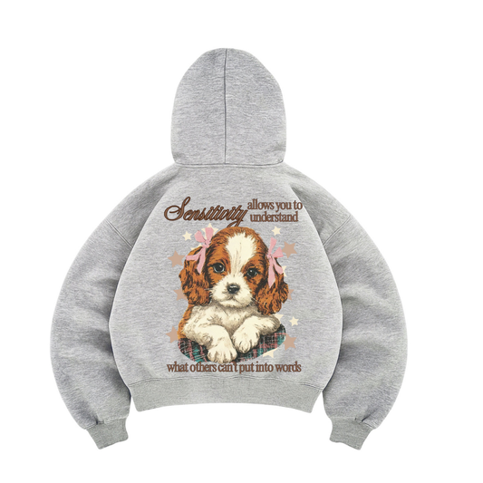Hoodie modelo manga globo