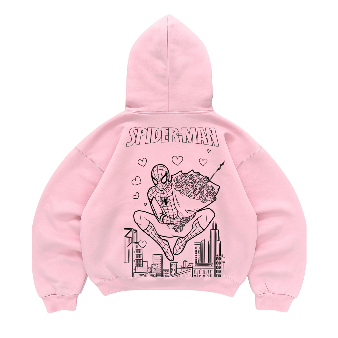 Hoodie mangas globo Spider-Man