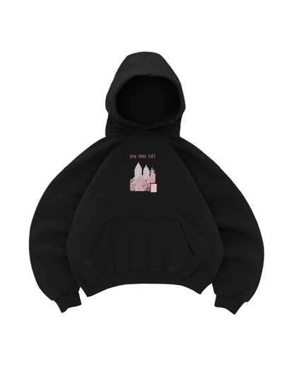 Hoodie  manga globo New York city