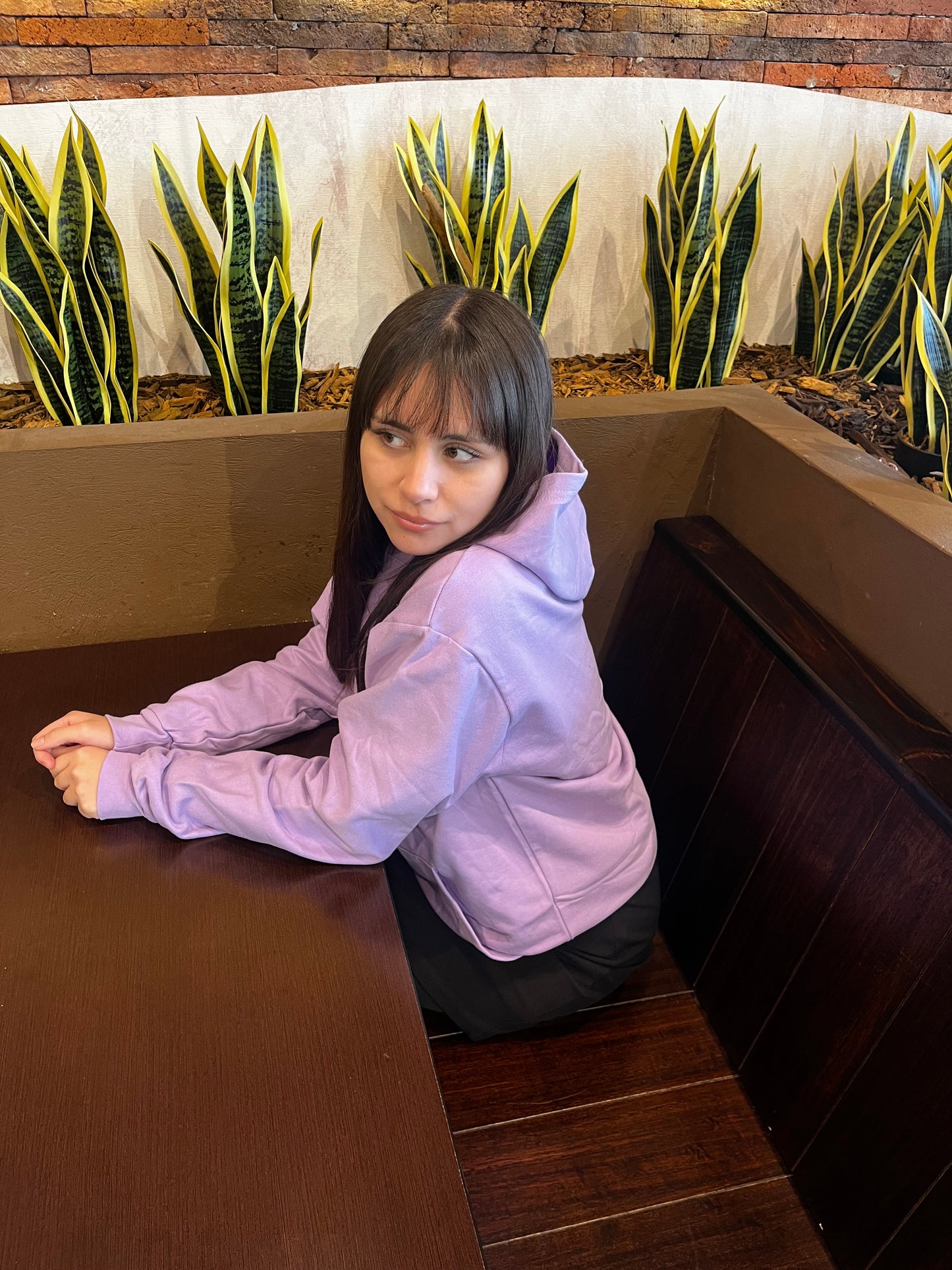 Basic lila    - Hoodie Clásico