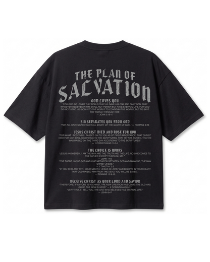 Polera Oversize Plan of Salvation | Frente y Espalda