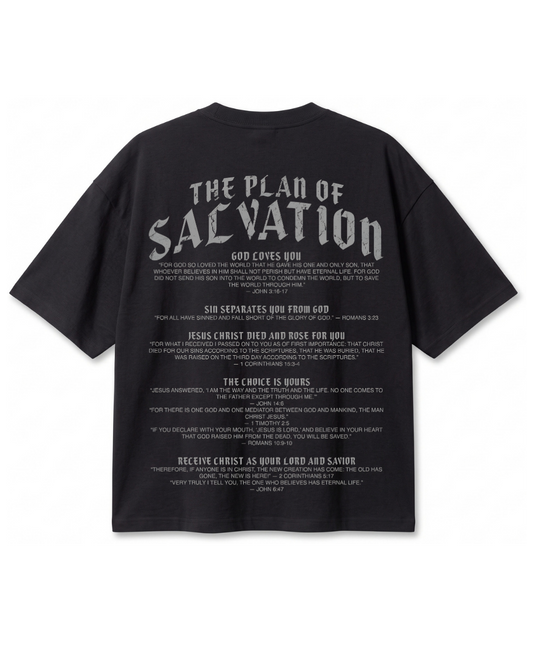 Polera Oversize Plan of Salvation | Frente y Espalda