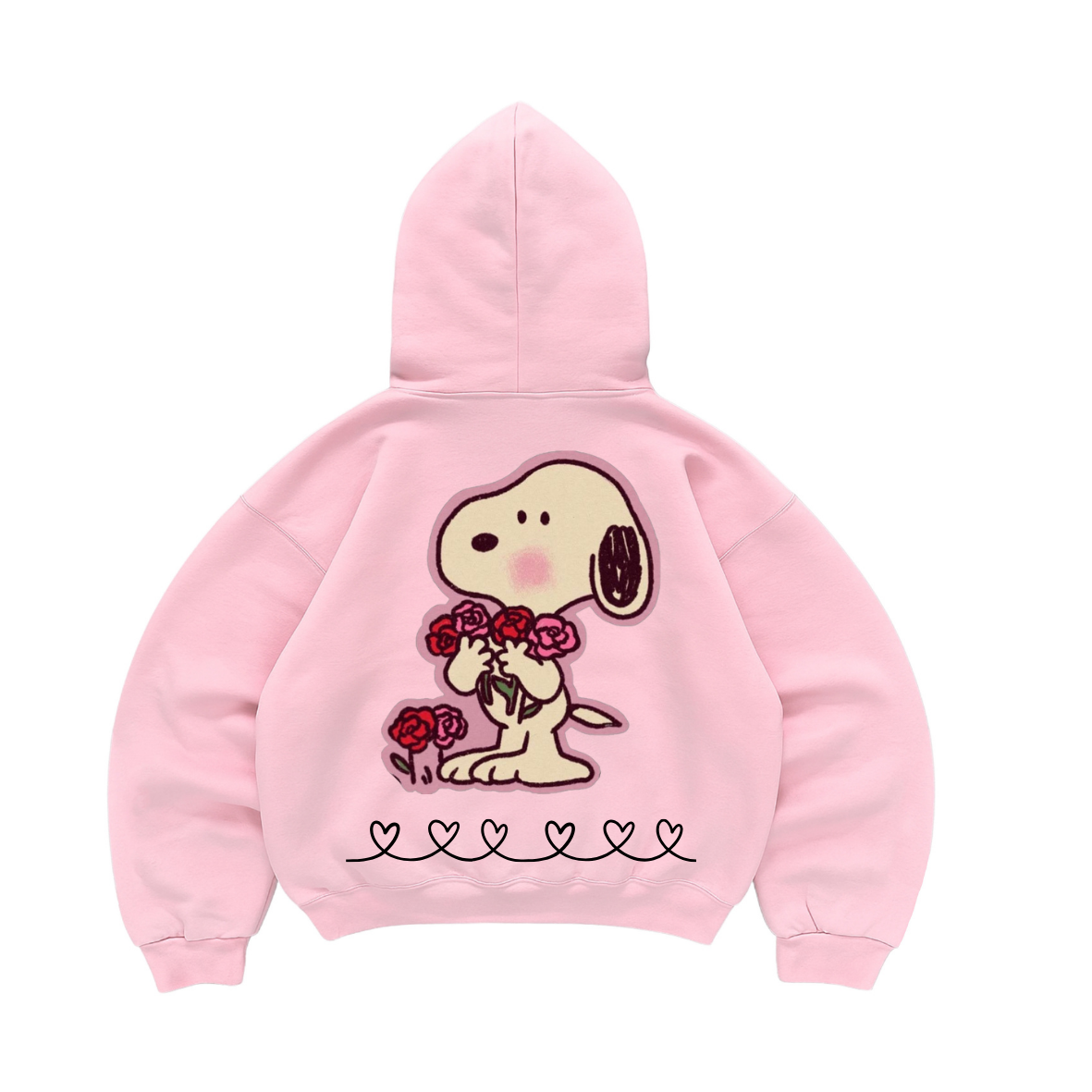 Hoodie mangas globo snoppy