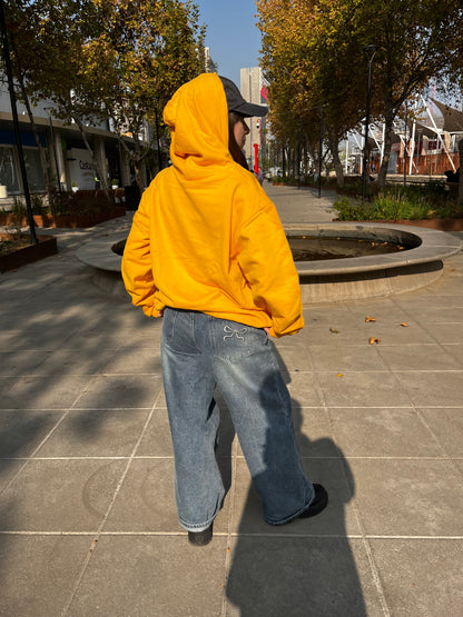 Basic Orange claro- Hoodie Clásico